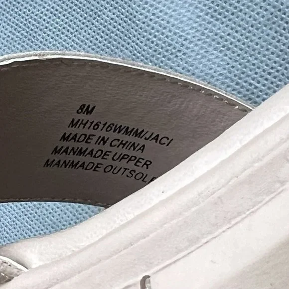 Mia Platform Chunky Lug Sole Ankle Strap Sandals Stone Gray Size 8 Shoes - Picture 8 of 8